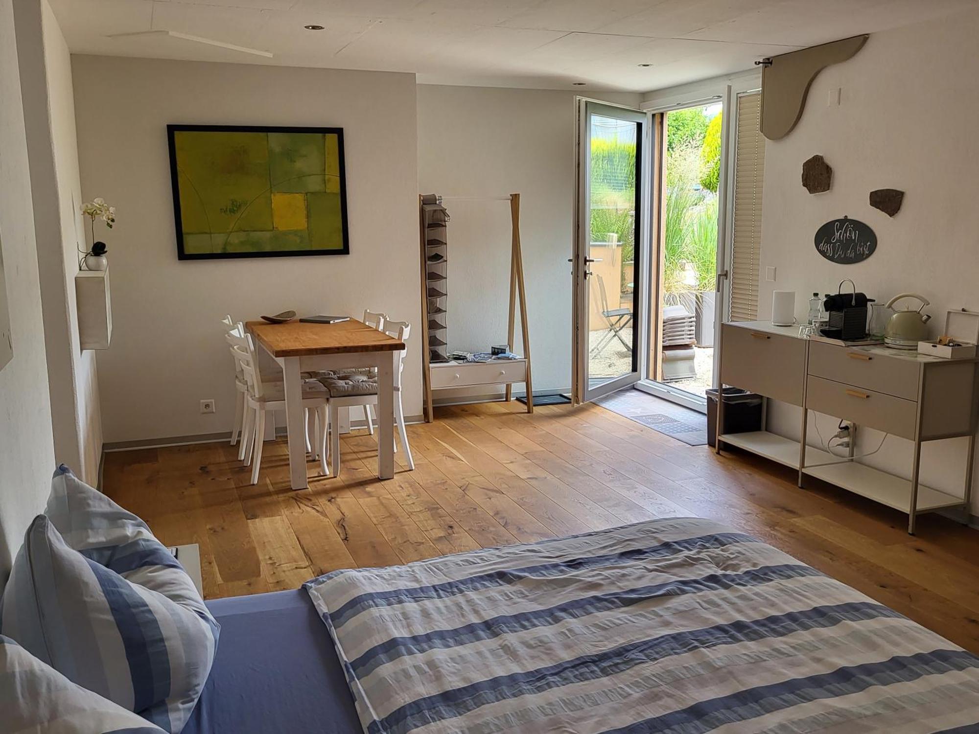 Oase Zum Sein Apartment Spiez Bagian luar foto